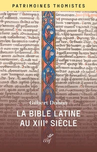 La Bible latine au XIIIe siècle