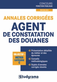 Annales corrigées agent de constatation des douanes