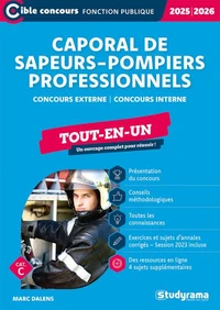 Caporal de sapeurs-pompiers professionnels Concours externe, concours interne