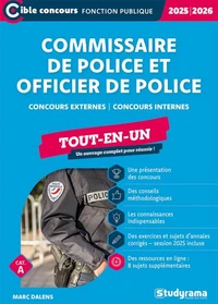 Commissaire de police et officier de police catégorie A
