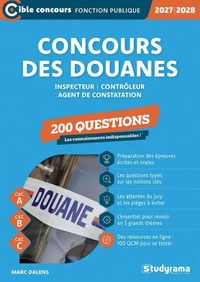 Concours des douanes - 200 questions (Catégories A, B et C)