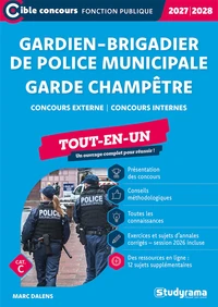 Gardien-brigadier de police municipale – Garde champêtre (Catégorie C – Concours 2027-2028)