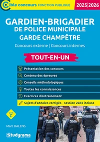 Gardien-brigadier de police municipale / Garde champêtre Concours externe et interne, catégorie C