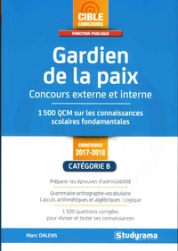 Gardien de la paix, concours externe et interne