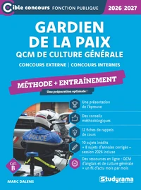Gardien de la paix QCM de culture générale