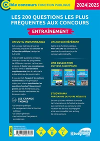 Les 200 questions les plus fréquentes aux concours