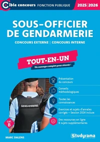 Sous-officier de gendarmerie Concours externe, concours interne