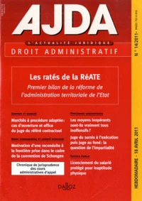 Les ratés de la RéATE