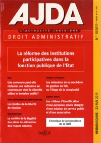 La réforme des institutions participatives dans la fonction publique de l'Etat