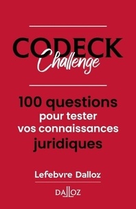 Dalloz - CoDeck Challenge - 100 cartes juridiques et ludiques.