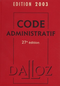  Dalloz-Sirey - Code administratif 2003. 1 Cédérom