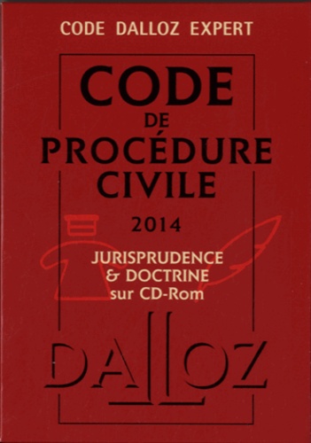  Dalloz-Sirey - Code de procédure civile 2014 - Jurisprudence et doctrine sur CD-ROM. 1 Cédérom