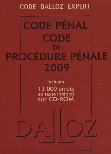  Dalloz-Sirey - Code pénal et procédure pénale. 1 Cédérom