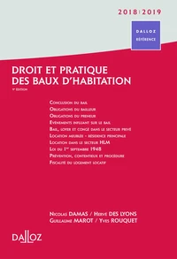 Droit et pratique des baux d'habitations