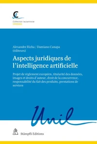 Aspects juridiques de l'intelligence artificielle