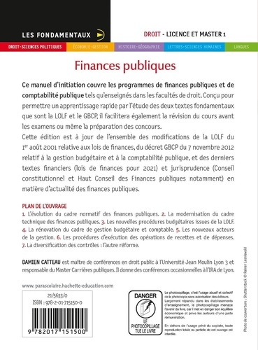 Finances publiques. Droit budgétaire, Comptabilité publique  Edition 2021-2022 - Occasion
