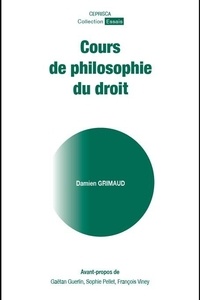Damien Grimaud - Cours de philosophie du droit.
