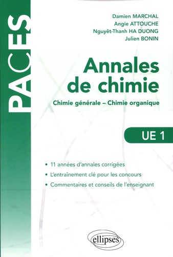 Annales de chimie UE1. Chimie générale - Chimie organique