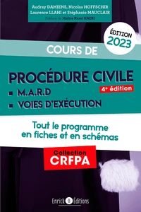 Cours de procédure civile et modes alternatifs de règlements des différends