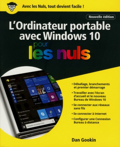 L'ordinateur portable avec Windows 10 pour les nuls