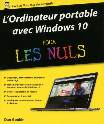 L'ordinateur portable avec Windows 10 pour les nuls