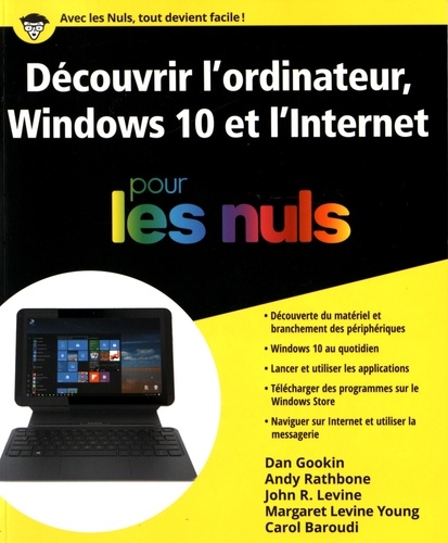 Premiers pas avec l'ordinateur, Windows 10 et internet pour les nuls