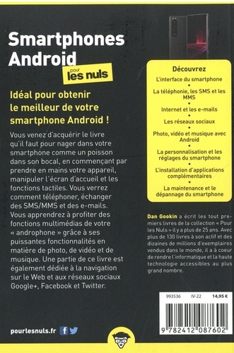 Smartphones Android pour les nuls 10e édition
