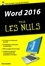 Word 2016 pour les nuls