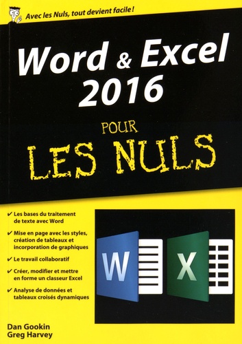 Word et Excel 2016 pour les Nuls