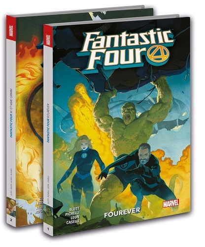 Dan Slott et Gail Simone - Fantastic Four Tome 1 & 2 : Pack découverte - Fourever ; M. et Mme Grimm.