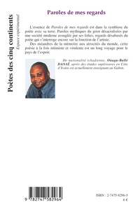 Paroles de mes regards