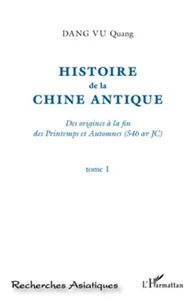 Histoire de la Chine antique