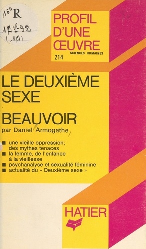 Le deuxième sexe, Simone de Beauvoir. Analyse critique