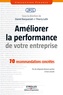 Daniel Bacqueroët et Thierry Luthi - Améliorer la performance de votre entreprise - 70 recommandations concrètes.