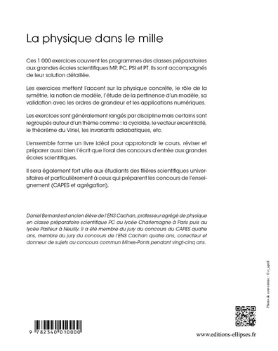 La physique dans le mille. 1000 exercices corrigés Prépa MP-PSI-PC-PT