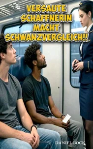 Versaute Schaffnerin macht Schwanzvergleich