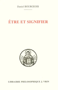 Etre et signifier