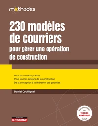 230 modèles de courriers pour gérer une opérations de construction