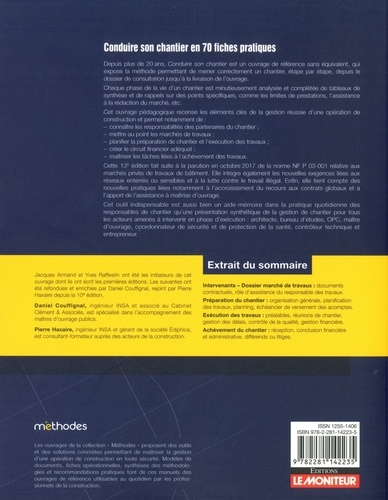 Conduire son chantier en 70 fiches pratiques 13e édition