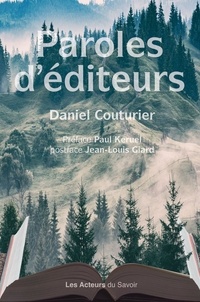 Daniel Couturier - Paroles d'éditeurs.