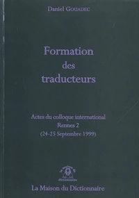 Formation des traducteurs