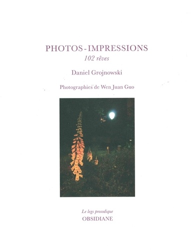 Daniel Grojnowski - Photos-impressions - 102 rêves : avec deux photographies de Wen Juan Guo.