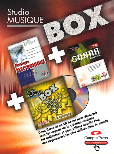 Daniel Ichbiah - Studio Musique Box Coffret 2 volumes : Sonar Cakewalk 2.0 ; Musique électronique. 3 Cédérom