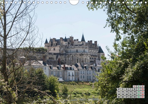 CALVENDO Places  Bords de Loire Ville d'Amboise (Calendrier mural 2021 DIN A4 horizontal). Amboise, ville des rois de France (Calendrier mensuel, 14 Pages )