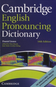 Daniel Jones - Cambridge English Pronouncing Dictionary.