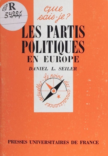 LES PARTIS POLITIQUES EN EUROPE. 3ème édition