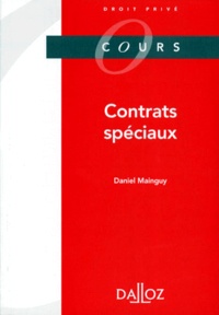 Daniel Mainguy - Contrats spéciaux.