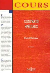 Daniel Mainguy - Contrats spéciaux.