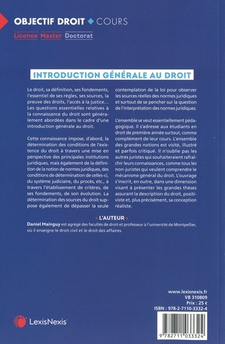 Introduction générale au droit 8e édition