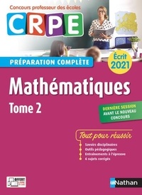 Livres téléchargeant ipad Mathématiques écrit CRPE  - Tome 2